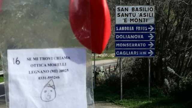 Palloncino Lombardia Sardegna