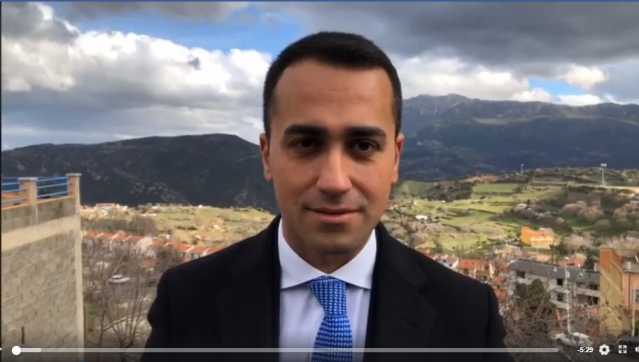 Di Maio In Sardegna