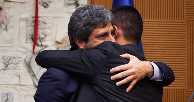 Roberto Fico Abbraccio Con Di Maio