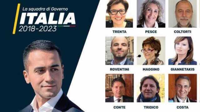 Squadra Governo M5S