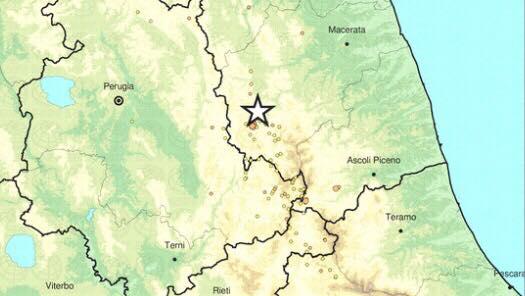 Mappa Terremoto Muccia