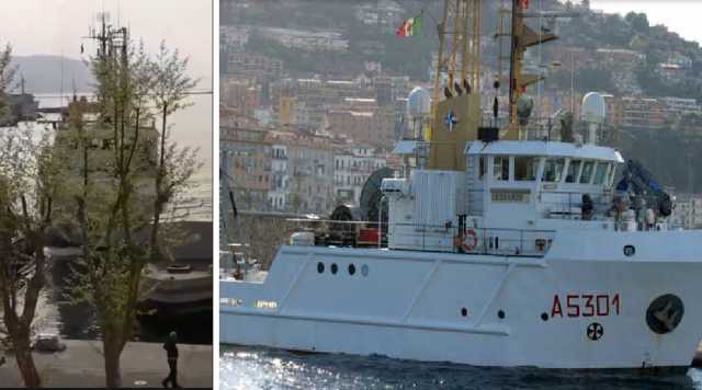 Nave Leonardo Schianto Banchina