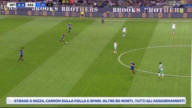 Sky Attentato Inter Sassuolo