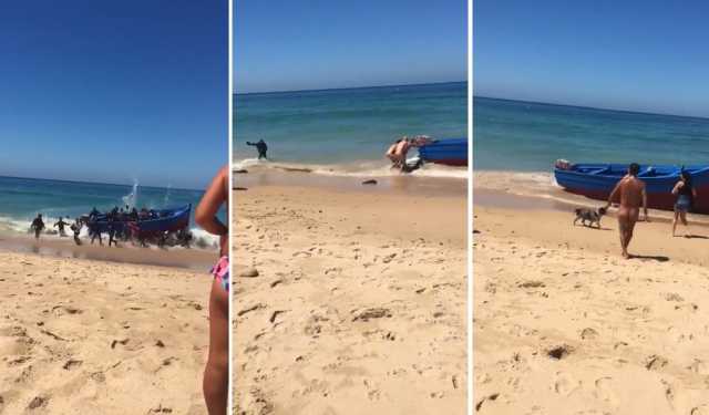 Algerini Salvati Spiaggia Nudisti Andalusia