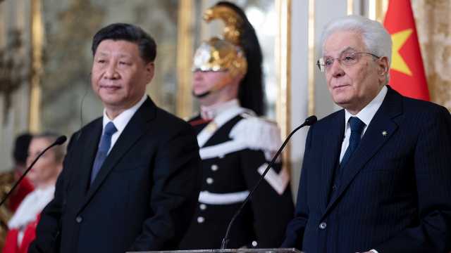 Mattarella Xi Jinping