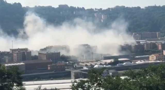 Demolizione Ponte Genova
