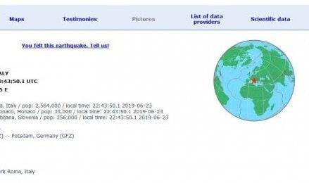 Terremoto Roma Tagliata