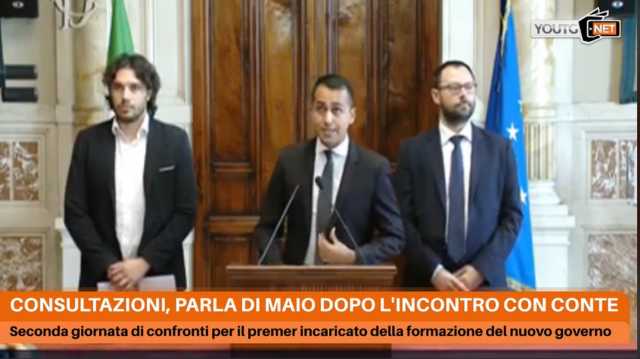 Di Maio Consultazioni Conte
