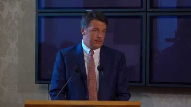 Matteo Renzi Conferenza