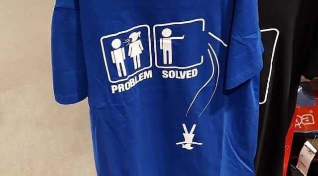 Maglietta Sessista Tagliata