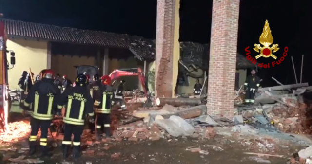 Vvf Incendio Cascina Alessandria