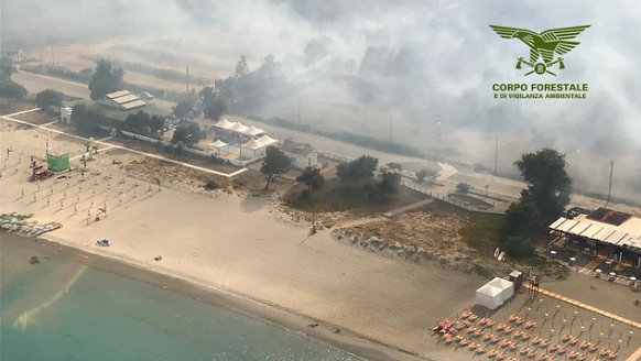 Corpo Forestale Tortolì Incendio