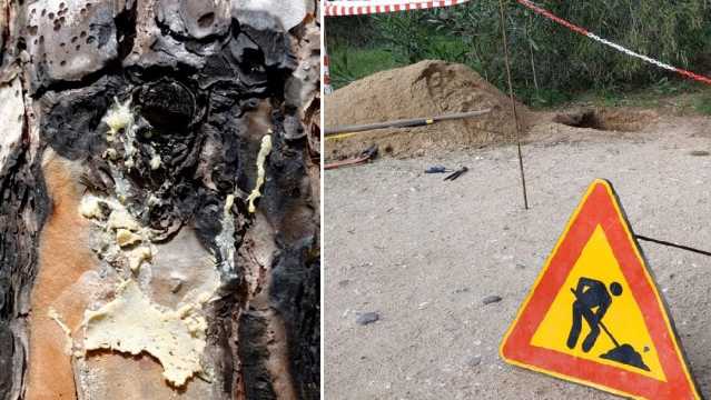 Strada Chiusa Torre Grande Per Lavori