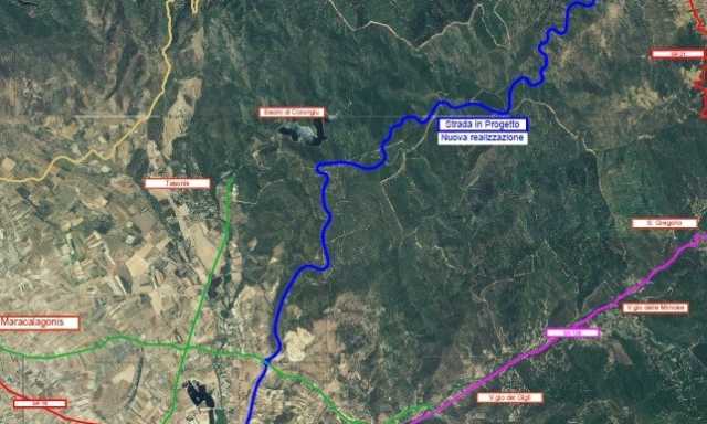 Strada Burcei   Maracalagonis Tagliata OK