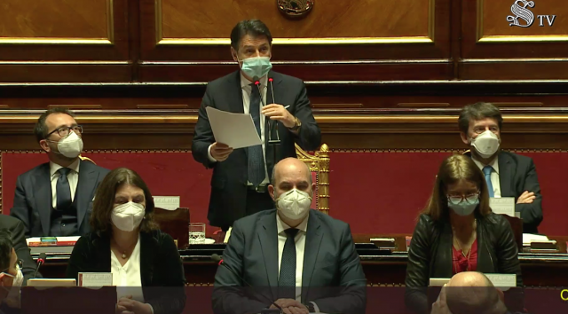 Conte Discorso Senato