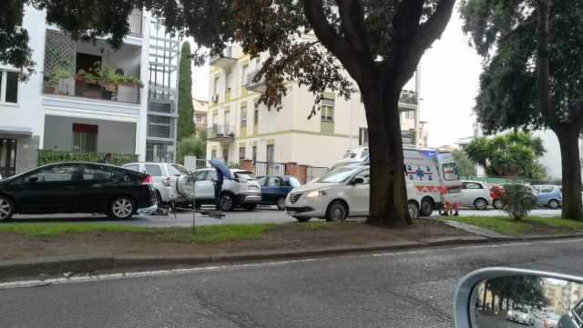 Incidenre Via Scano Monopattino