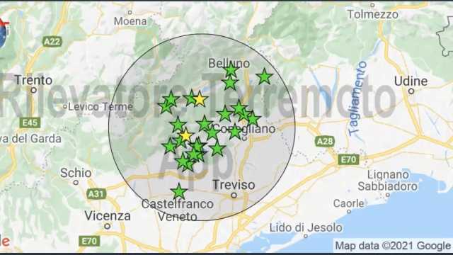Terremoto Treviso