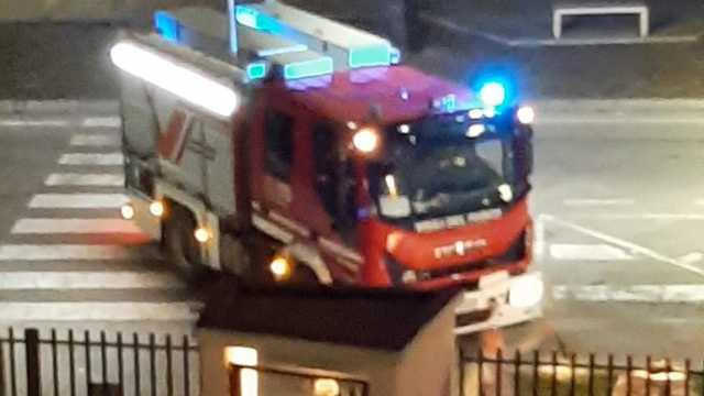 i VIGILI DEL FUOCO A MONSERRATO 