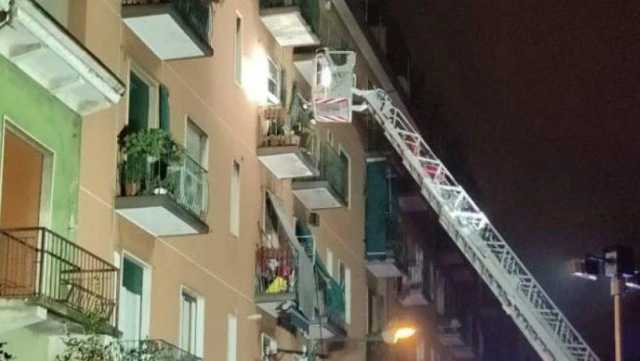 L'intervento dei vigili del fuoco 