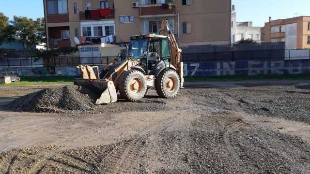 Lavori in via Bixio a Selargius