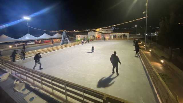 Pista di pattinaggio sul ghiaccio 
