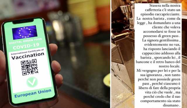 Green pass Cagliari caffetteria