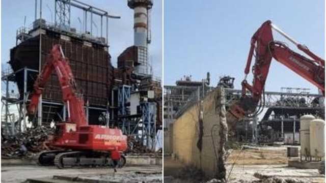 Demolizione centrale