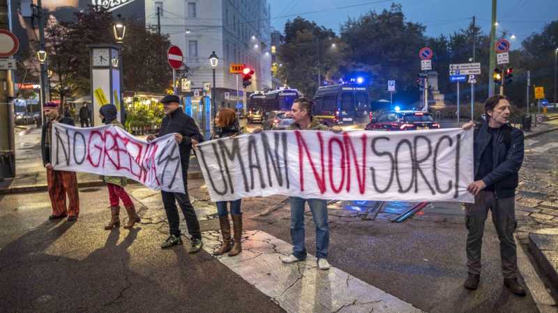 Manifestazione no pass