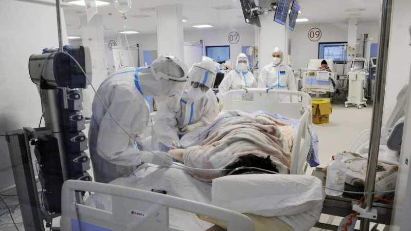 Reparto di terapia intensiva Covid