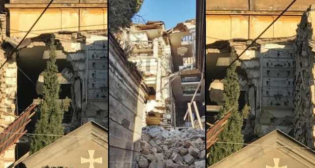 Il crollo a Poggioreale