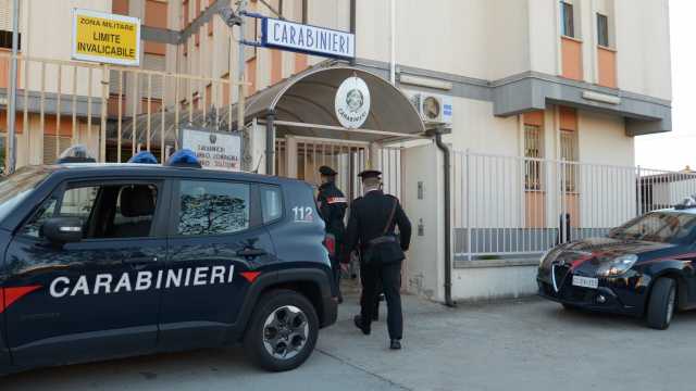 Intervento dei carabinieri 