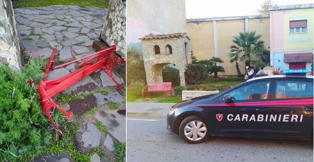 La panchina rossa  a Muravera