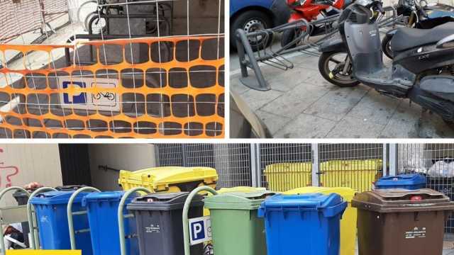 Le rastrelliere occupate 