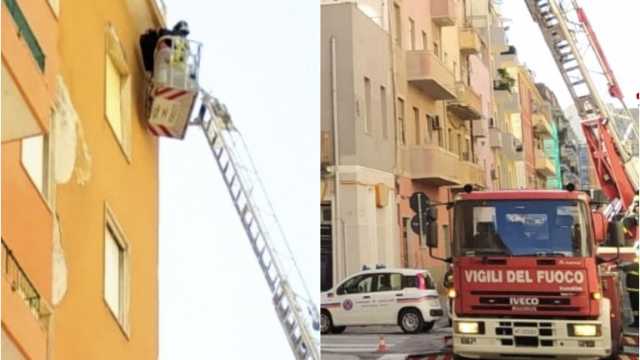 L'intervento dei vigili del fuoco 