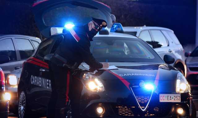 Carabinieri incidente