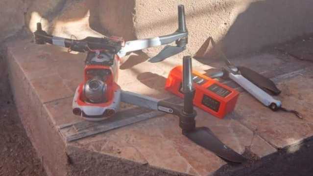 Il drone russo abbattuto dagli ucraini 