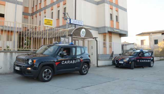 La stazione dei carabinieri di Villacidro 
