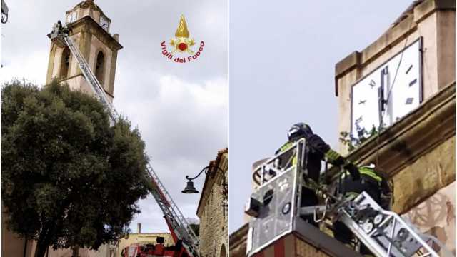 L'intervento dei vigili del fuoco 