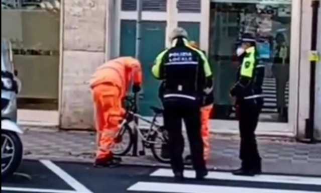 L'intervento della Municipale 