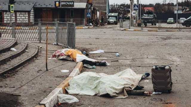 Bombardamento a Irpin 