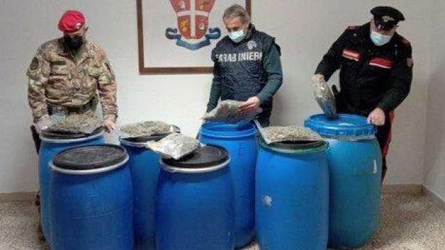 La droga sequestrata 