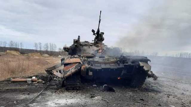 Un carro armato russo 