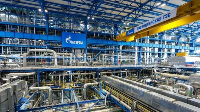 Uno stabilimento Gazprom 