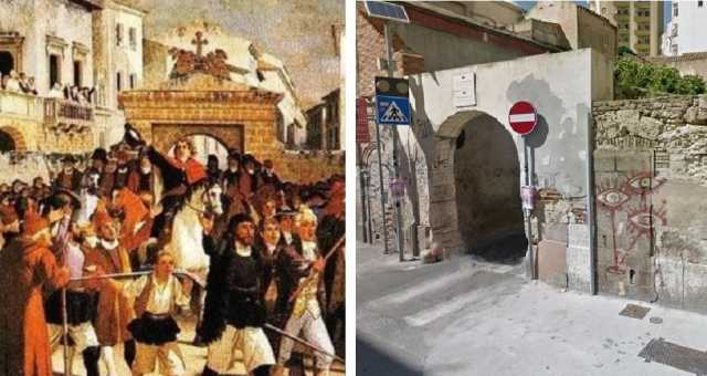 L'arco di Palabanda a Cagliari