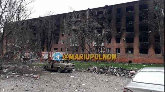 Devastazione a Mariupol