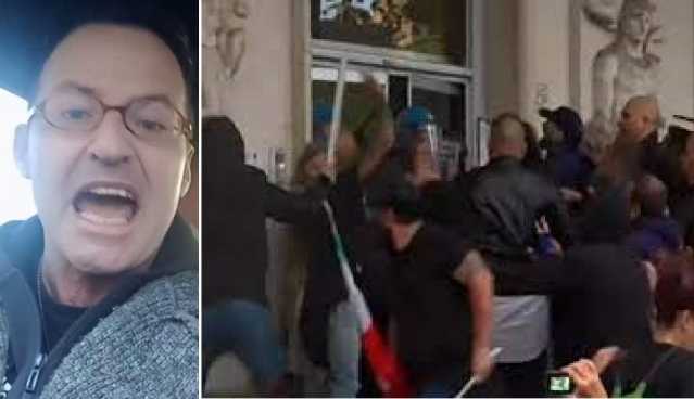 Nicola Franzoni e l'assalto alla Cgil 