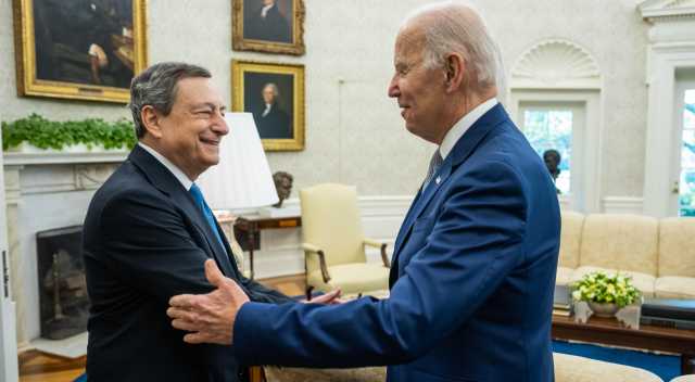Draghi con Biden 