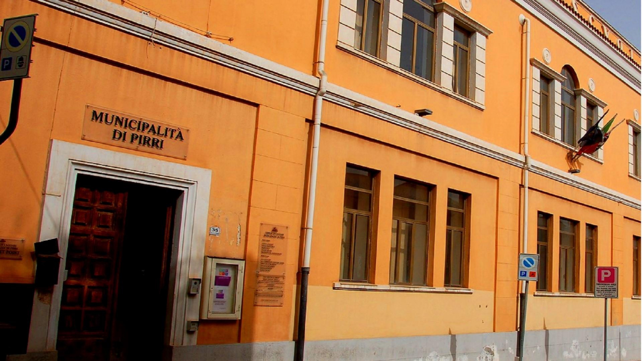 La sede della Municipalità di Pirri 
