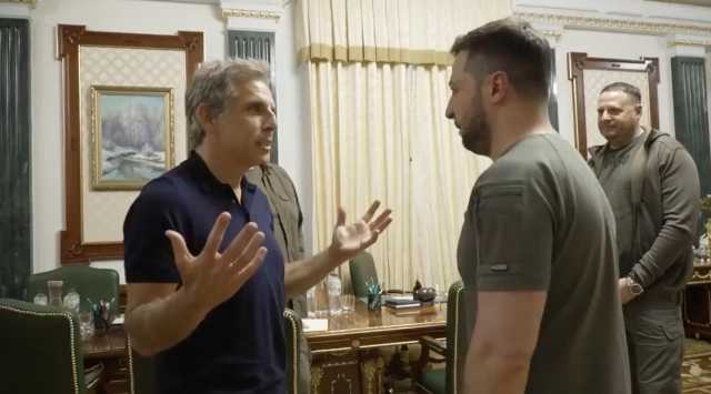 Ben Stiller e Zelensky