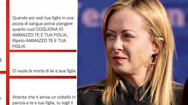 minacce morte Meloni